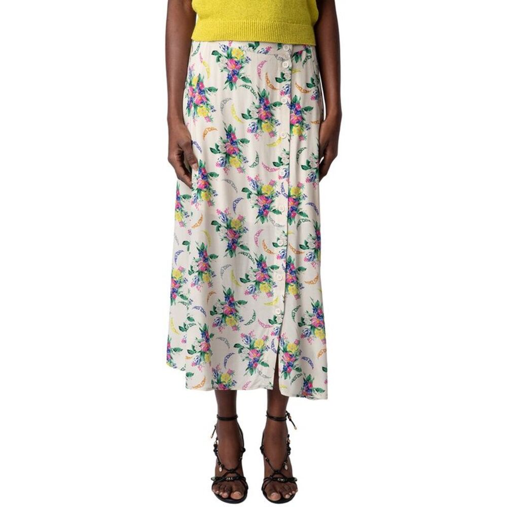 Zadig & Voltaire Womens  June Soft Bouquet Skirt